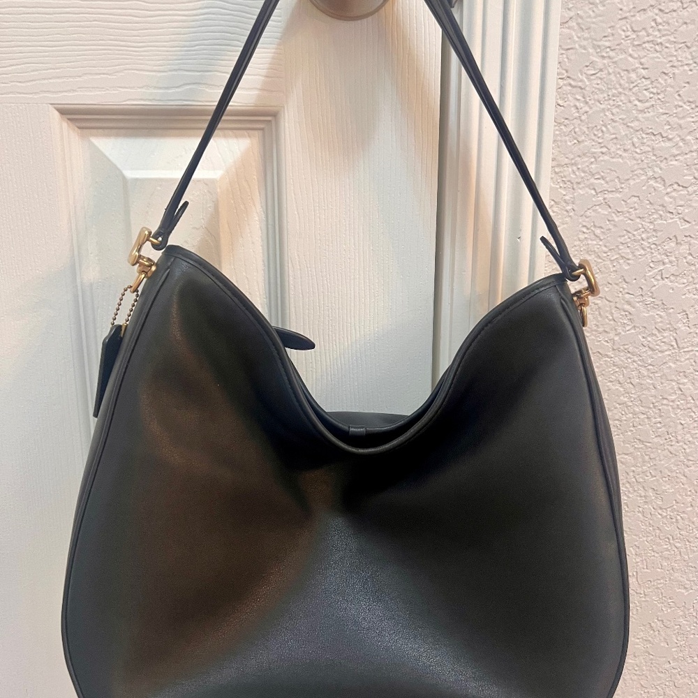 Coach Soft Tabby Hobo Bag Black